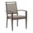 Holsag Sierra commercial fine dining restaurant assisted living upholstered faux wood arm chair